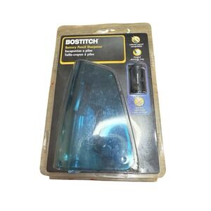 Bostitch Battery Home School Pencil Sharpener aqua